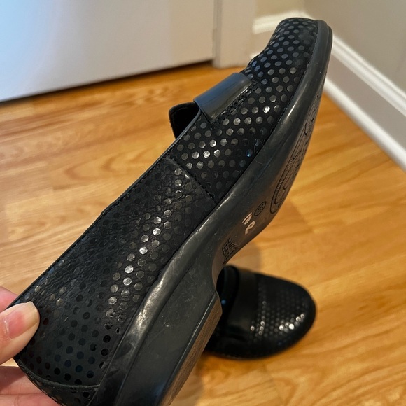 Dansko Women’s Oksana Black Polka Dot Slip on Loafers Size 37 - Picture 8 of 10